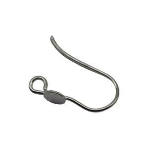 ตะขอเกี่ยวหูเงินสเตอริง925ใหม่รูปร่างรูปตัวยูปรับแต่งโลโก้ OEM ได้ตามต้องการ - Product Image 1