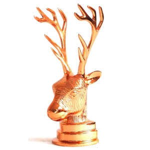 New Decorative Brass and Copper Plated Animal Reindeer <b>Napkin</b> Ring - Product Image 4