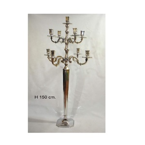 Candelabros decorativos Fancy 9 Lite aspecto Premium lujo real estilo único bodas elegantes candelabros de pie pieza central - Product Image 1