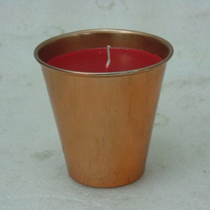 ตกแต่งบ้านขี้ผึ้งเชิงเทียนโลหะแก้บนที่มีฝาปิดสำหรับงานแต่งงาน/งานปาร์ตี้ - Product Image 3