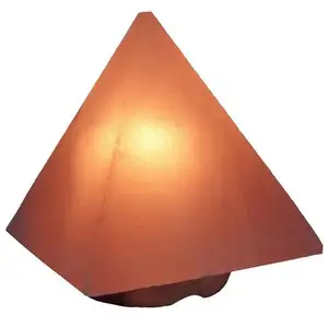 Himalayan Crystal Salt Lamp Pyramid/Triangle Natural Rock Salt Lamp