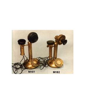 Teléfono de reproducción antigua hecho en latón, decoración náutica para el hogar y la sala de estar - Product Image 2