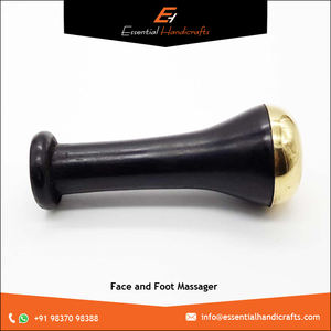 Masajeador corporal de madera Kansa superventas al por mayor, técnica Ayurveda para limpieza profunda, Desintoxicación de pies, masaje facial para pies - Product Image 2