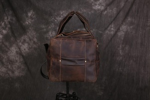 Bolsa de Viaje de Piel Auténtica Impermeable de Alta Gama con Cierre de Cremallera, Unisex, para Deporte y Viajes, TSL-0003 - Product Image 4