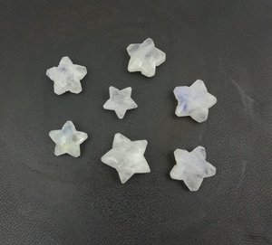 พลอยทรงหลวมพลอยมูนสโตนสีรุ้งรูปดาว - Product Image 2