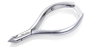 Nghia Export N-01 Pince à cuticules professionnelle en acier inoxydable plaqué gris avec poignée à verrouillage, ensemble de manucure et pédicure de haute qualité - Product Image 5