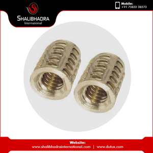 Tuerca de inserción Sharp-Sert de latón pulido Estándar ISO Medición imperial Acabado personalizado de alta resistencia a precio mayorista - Product Image 3