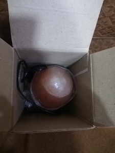 Himalayan Salt Lotus Shape Lamp Feng Shui Style Home <b>Decoration</b> Carved From Natural Crafts for <b>Car</b> Office or Home - Product Image 4