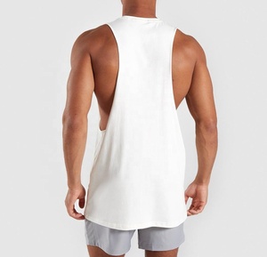 Superior Comfort Flexibility Men's Hooded Tank Top Breathable Cotton Activewear Athletic Print Workout Sports Spandex Material - Product Image 2