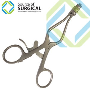 เครื่องมือผ่าตัดแบบเปิดเองได้ ยี่ห้อ Source Surgical Manual Retractor  วัสดุเหล็ก ได้รับการรับรองมาตรฐาน CE ระดับ Class I ขนาด 135 มม. สำหรับใช้ในโรงพยาบาล - Product Image 1