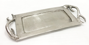 Plateau de service en aluminium argenté au design classique le plus vendu Taille personnalisée Forme Couleur Utilise des ustensiles de cuisine Hôtel Restaurant - Product Image 3