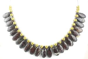 Ágata Natural de jaspe marrón, piedra preciosa facetada en forma de pera, fabricación de alambre de alta calidad, cuentas de Briolette para joyería - Product Image 4