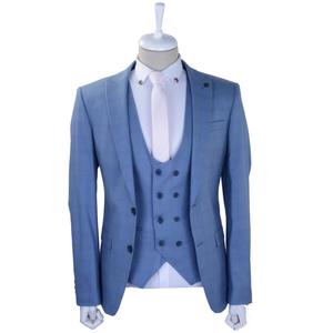 Venta caliente viscosa y poliéster Slim Fit personalizado último diseño hombres traje, lujo élite profesional nueva producción - Product Image 1