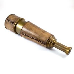 Haute qualité 22 pouces Antique Vintage SpyGlass brun ombre laiton poignée télescope laiton boîte Calyron SAINT416 coulée nouveauté cadeaux - Product Image 5