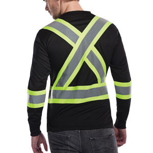 Camisetas de manga larga de alta visibilidad para hombre, uniformes de trabajo hechos a medida, Ropa de trabajo - Product Image 2