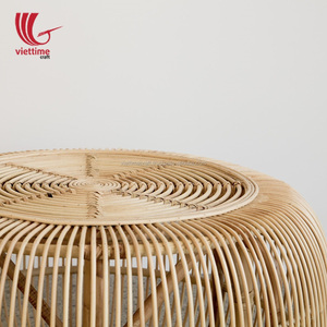 Modern Vietnam Rattan Side <strong>Table</strong> and <strong>Stool</strong> <strong>Wicker</strong> <strong>Coffee</strong> <strong>Table</strong> Furniture for Home Decor Living Room Furniture - Product Image 4