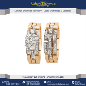 BEST FASHION JWELERY 18kt Ladies Rose Gold Diamond Ring con el mejor precio y calidad de - Product Image 5