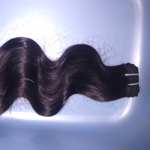 Shedding Free and Tangle Free Remy <b>Human</b> <b>Hair</b> Weaving.Best Thick End Raw Wafting - Product Image 1