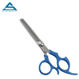 Ciseaux professionnels pour éclaircir les cheveux avec manche en plastique noir Ciseaux de maquillage Vente en gros - Product Image 5