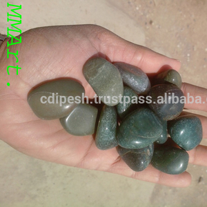 Guijarros pulidos de ágata de musgo verde Brillo de color natural Los mejores adoquines y guijarros decorativos - Product Image 5