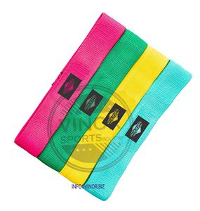 Suministro directo de fábrica Banda de resistencia de punto profesional Entrenamiento de fuerza Yoga Glúteos Entrenamiento Cadera Pierna Bandas elásticas - Product Image 6