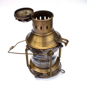 Beier — lanterne Vintage de 10 pouces, décoration nautique, Vintage, en acier, Kerosene, huile Maritime, vente en gros - Product Image 3