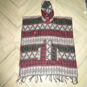 อินเดียปอนโชฤดูหนาวฤดูผสมตรงกับจำนวนมาก - Product Image 2