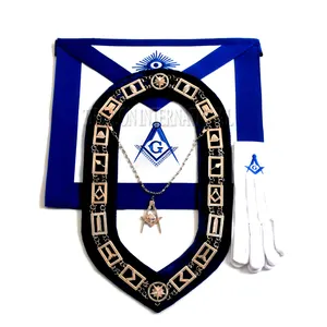 Masonic Blue Lodge Master Mason Apron - Masonic Freemason Apron- Masonic Regalia