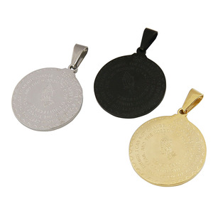 Venta caliente de acero inoxidable verso de la Biblia de oración collar - Product Image 4