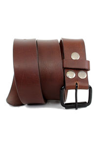 Cinturón de cuero de toro Real para hombre, correa de bronceado de una pieza, venta al por mayor, sin hebilla, OEM, personalizado - Product Image 4