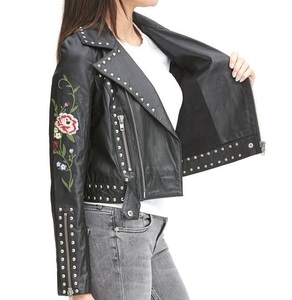 Women <b>Suede</b> Leather <b>Bomber</b> <b>Jacket</b> Soft Genuine Leather Outerwear Lightweight Wholesale Custom Logo Stylish Casual Fashion - Product Image 4