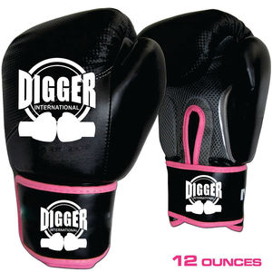 Guantes de Boxeo de Cuero Profesional 100% Originales Personalizados al por Mayor, Guantes Pakistaníes DG-1619 - Product Image 3
