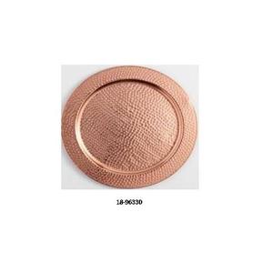 Plaque de présentation en métal martelé or rose - Product Image 1