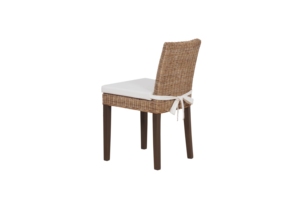 Chaise de salle à manger en rotin d'intérieur de style traditionnel de luxe avec coussins Utilisation durable et écologique de l'hôtel - Product Image 4