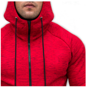 Sweat à capuche de gymnastique à fermeture éclair intégrale pour hommes Superior Fit Modern Design Activewear Custom Comfortable for Spring Season Plain Dyed Technics - Product Image 6