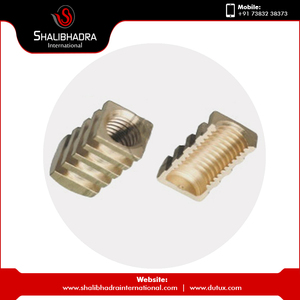 น็อตแทรกแบบหมุนทำจากทองเหลืองขัดเงางานตามสั่ง - Product Image 2