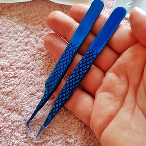 Étui magnétique pour pince à épiler en acier inoxydable anti-magnétique Outil de beauté 10mm pointes pointues Marque personnalisée - Product Image 1