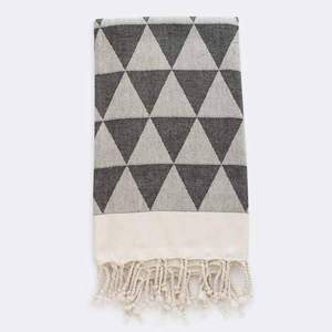 Eco-friendly 100% Cotton High Absorbent Striped 100x180cm Customized Coloured <b>Turkish</b> Fouta Bath <b>Beach</b> <b>Towel</b> with Double Fringes - Product Image 4