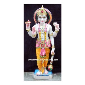 High Quality Marble Vishnu Ji Statue, Decorative Marble Vishnu Idols - Product Image 1