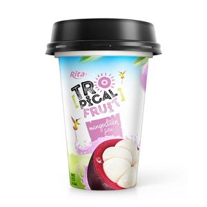 Zumo de puré de mangostán tropical de 330ml de alta calidad del fabricante directo Refresco de frutas y verduras con sabor natural - Product Image 3