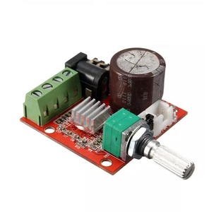 Circuito de Control de Volumen Analógico Taidacent, Amplificador de Audio Estéreo Digital de 12v Mini <span class=keywords><strong>Hi</strong></span>-<span class=keywords><strong>Fi</strong></span> Clase D, Módulo Amplificador Pam8610 2x10w - Product Image 2
