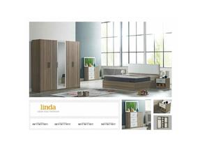 Elegante Juego de Dormitorio Doble de Madera Moderno - Product Image 4