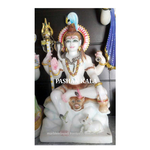 Beautiful Marble Shiv Statue - Product Image 1