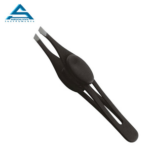 Nouvelle qualité pointe inclinée pince à épiler de haute qualité avec Tarch Light Beauty meilleure vente pince à sourcils - Product Image 4