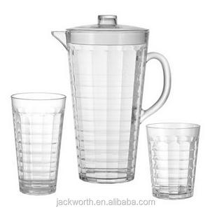 Ensemble de verres à boire en acrylique écologique au design en spirale JACK WORTH - Product Image 4