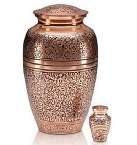 Cendres d'urne commémorative en laiton de style américain pour adultes - Product Image 1