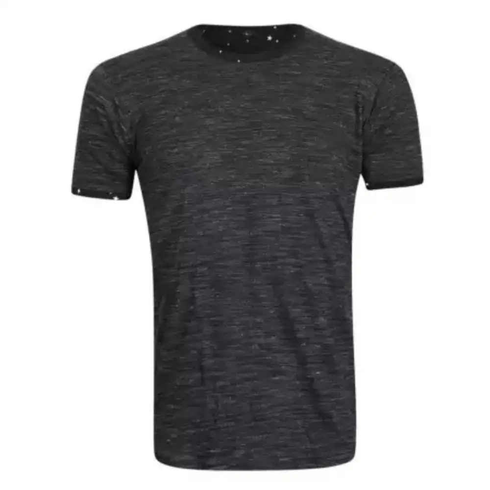 Großhandel 50% Baumwolle 50% Polyester Hoodies Custom Logo Custom Gym Kleidung T-Shirt Männer Kurzarm Sport hemd Bangladesch
