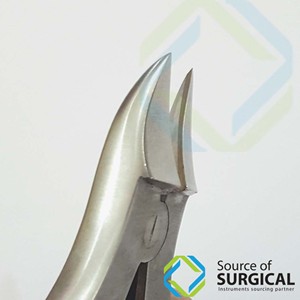 Cortador de uñas manual de acero inoxidable para pedicura, base de instrumentos quirúrgicos - Product Image 3