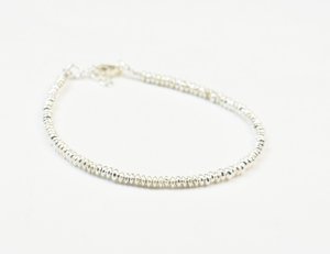 ห่วงเงินสเตอริงสร้อยข้อมือลูกปัดงานสร้างสรรค์แฮนด์เมด - Product Image 1