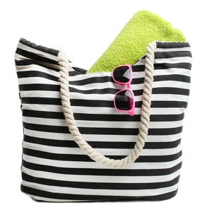 กระเป๋าช้อปปิ้งชายหาดผ้าฝ้ายเนื้อนุ่มเป็นมิตรต่อสิ่งแวดล้อมสินค้ามาใหม่ฤดูร้อนคุณภาพสูง - Product Image 3